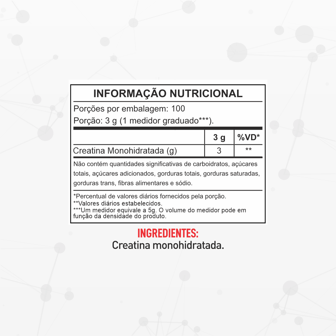 Creatina 300g - Barak Nutrition