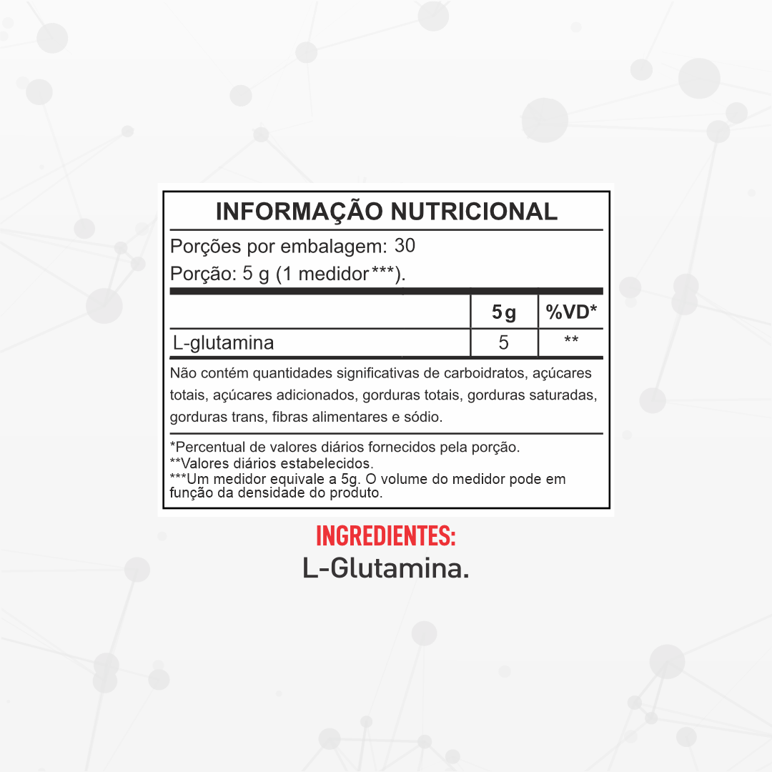 Glutamina 150g - Barak Nutrition