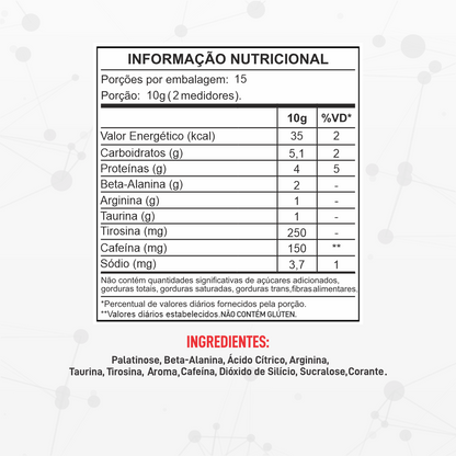 Overall Açaí com Guaraná 300g - Barak Nutrition