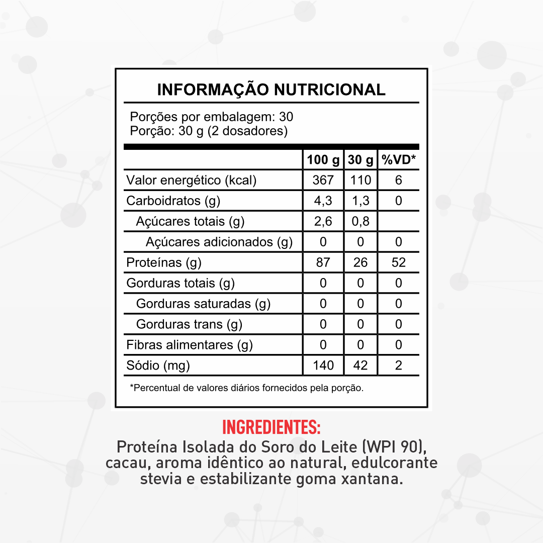 Barak Iso 900g - Chocolate