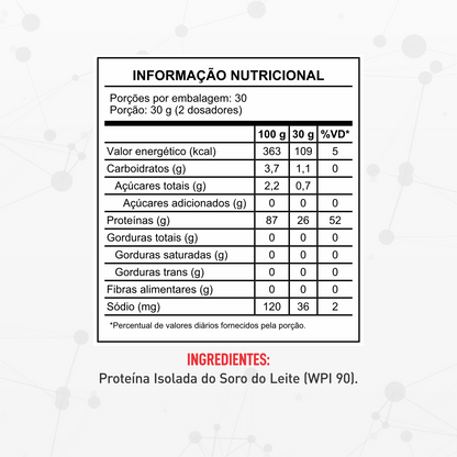 Barak Iso 900g - Sem Sabor